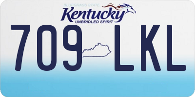 KY license plate 709LKL