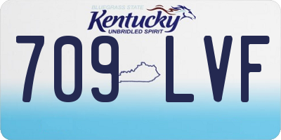KY license plate 709LVF
