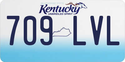 KY license plate 709LVL