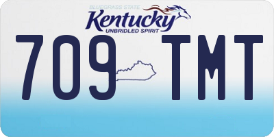 KY license plate 709TMT
