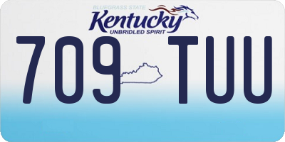 KY license plate 709TUU