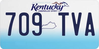 KY license plate 709TVA