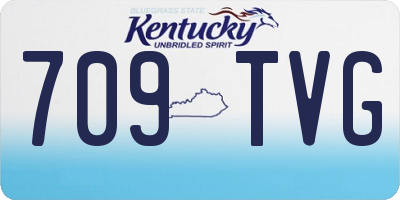 KY license plate 709TVG