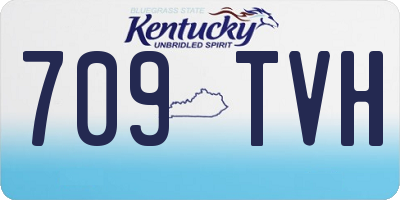 KY license plate 709TVH