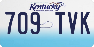 KY license plate 709TVK