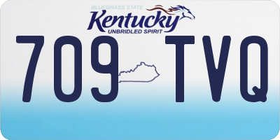 KY license plate 709TVQ