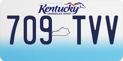 KY license plate 709TVV