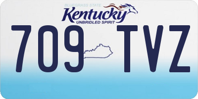 KY license plate 709TVZ