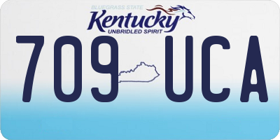 KY license plate 709UCA