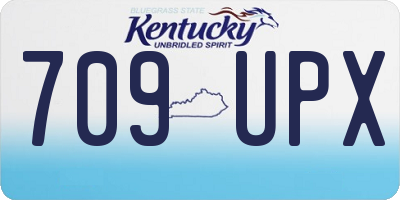 KY license plate 709UPX