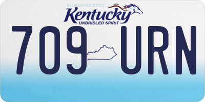 KY license plate 709URN