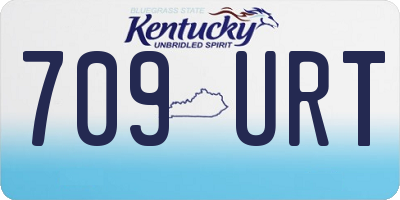 KY license plate 709URT