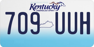 KY license plate 709UUH