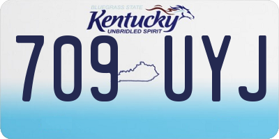 KY license plate 709UYJ