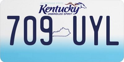 KY license plate 709UYL