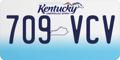KY license plate 709VCV
