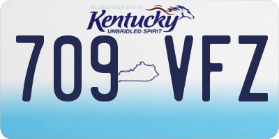 KY license plate 709VFZ