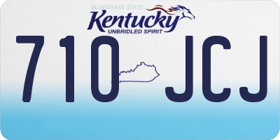 KY license plate 710JCJ