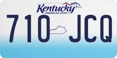 KY license plate 710JCQ
