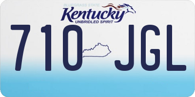 KY license plate 710JGL