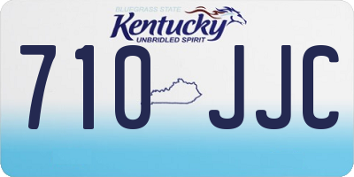 KY license plate 710JJC