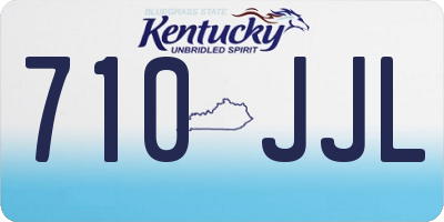 KY license plate 710JJL