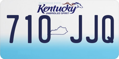 KY license plate 710JJQ
