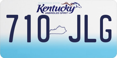 KY license plate 710JLG