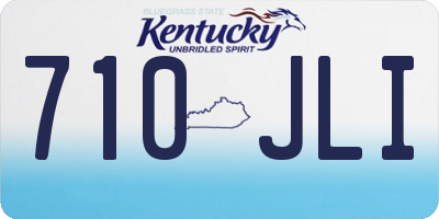 KY license plate 710JLI