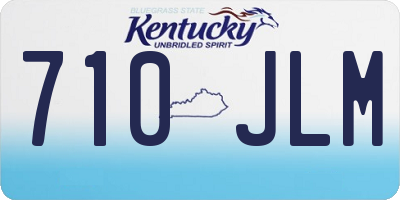 KY license plate 710JLM