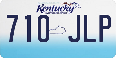 KY license plate 710JLP