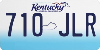 KY license plate 710JLR
