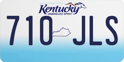 KY license plate 710JLS
