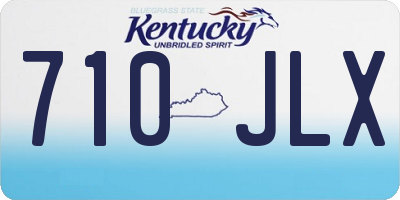 KY license plate 710JLX