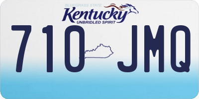 KY license plate 710JMQ