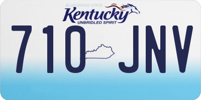 KY license plate 710JNV