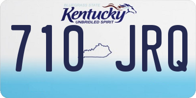 KY license plate 710JRQ