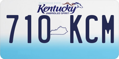 KY license plate 710KCM