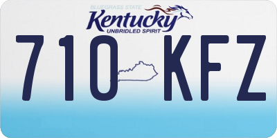 KY license plate 710KFZ