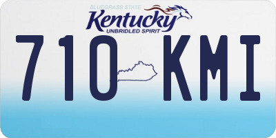 KY license plate 710KMI