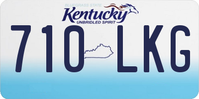 KY license plate 710LKG