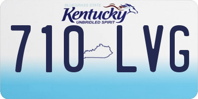 KY license plate 710LVG