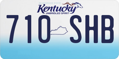 KY license plate 710SHB