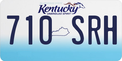 KY license plate 710SRH