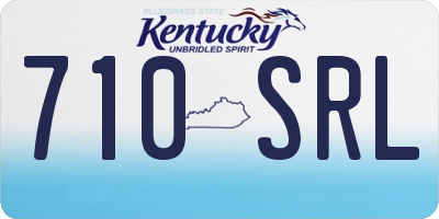 KY license plate 710SRL
