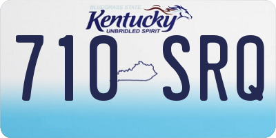 KY license plate 710SRQ