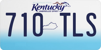 KY license plate 710TLS