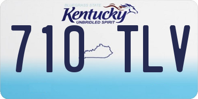 KY license plate 710TLV