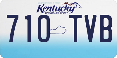 KY license plate 710TVB
