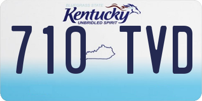 KY license plate 710TVD